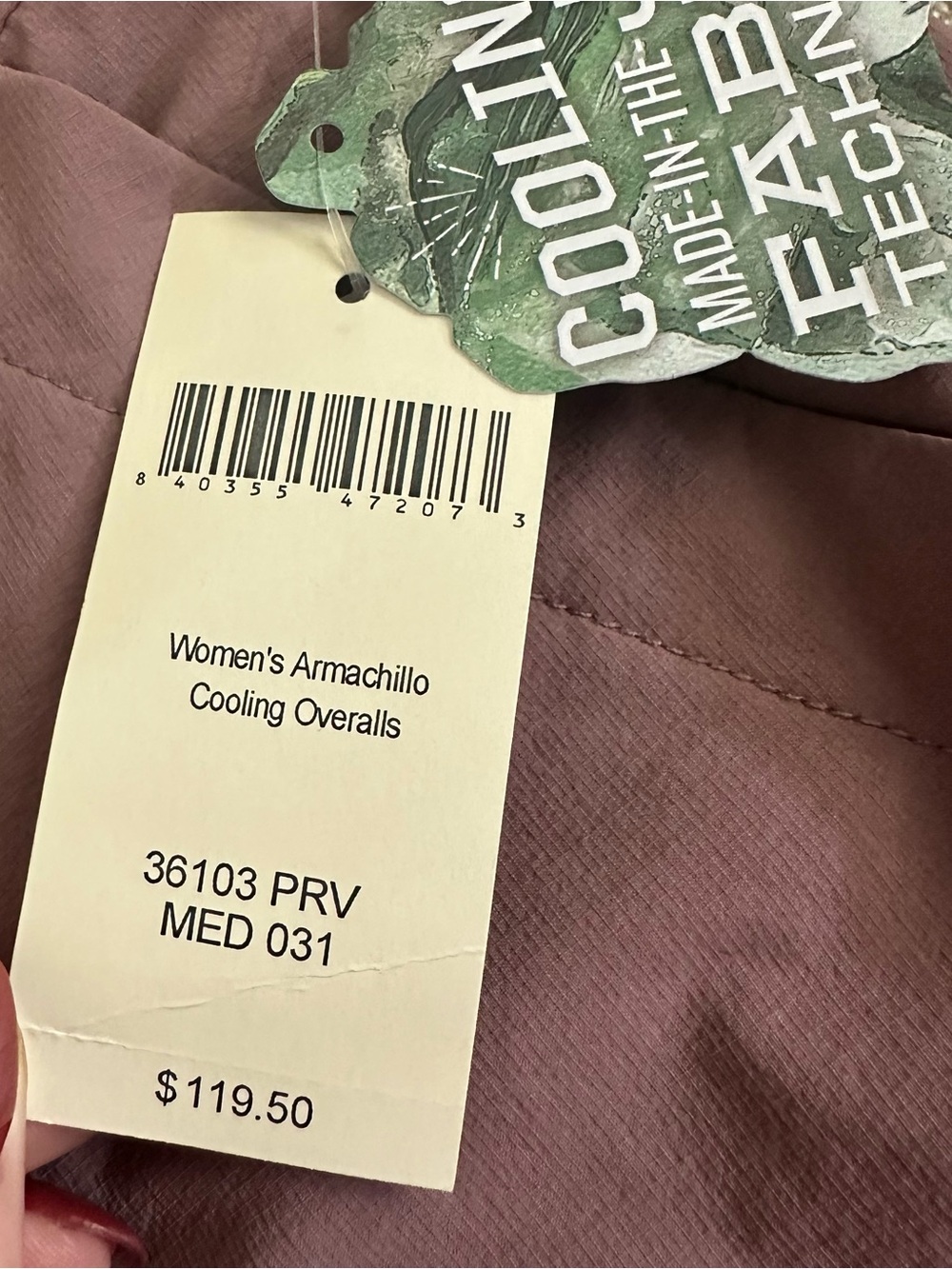 Duluth Trading Co Armachillo Cooling Overalls - Picture 4 of 7